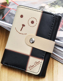 Cute Cartoon Short Leather Wallets