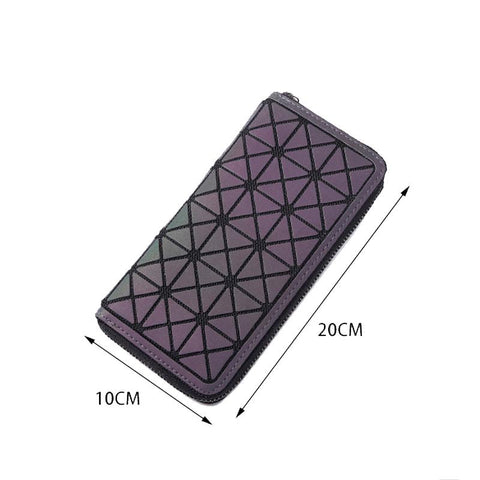 Geometric Lattice Luminous Wallet