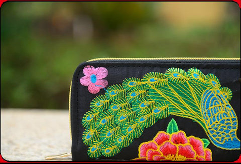 Exquisite Embroidered Floral  Design