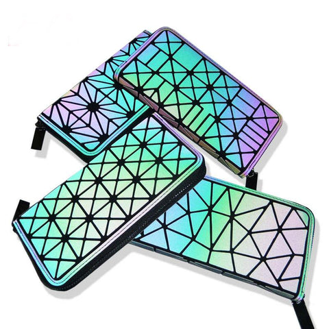 Geometric Lattice Luminous Wallet